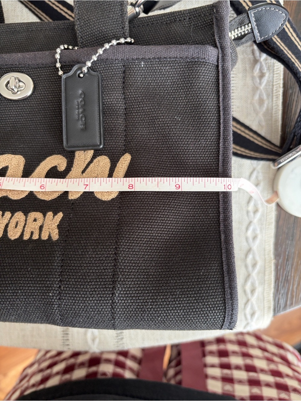 Coach Cargo Tote 26 black - Picture 10 of 12